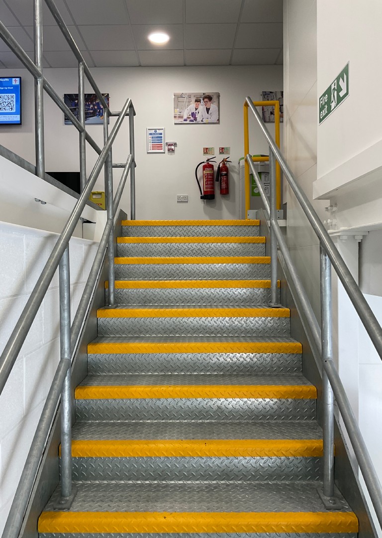Chester University Engineering Block - Fire Stairs to 2nd floor