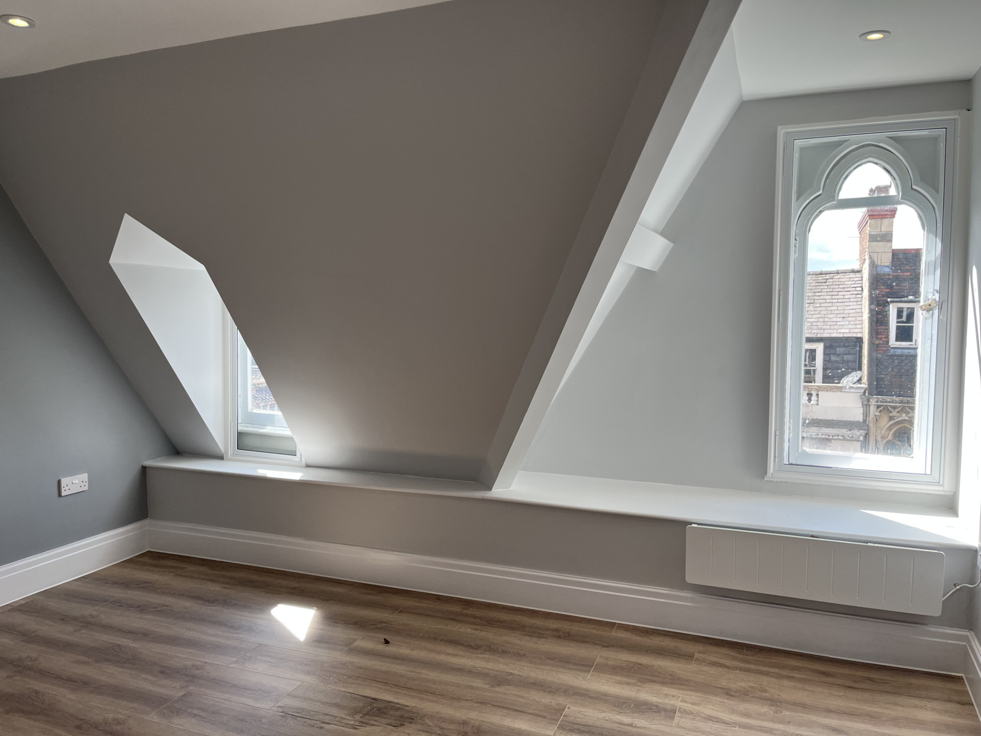 Alcove detailing of Penthouse at Eastgate, Chester, Cheshire, 2023