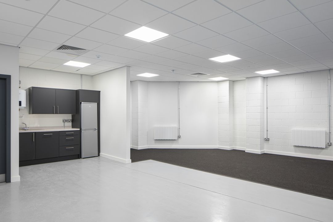 Xplore! Wrexham - Top floor office space kitchen