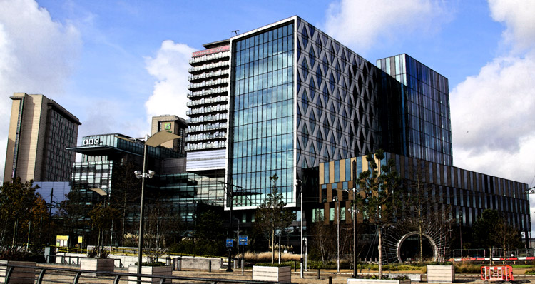BBC Building at MediaCity, Salford - (Photo by BinaryApe)