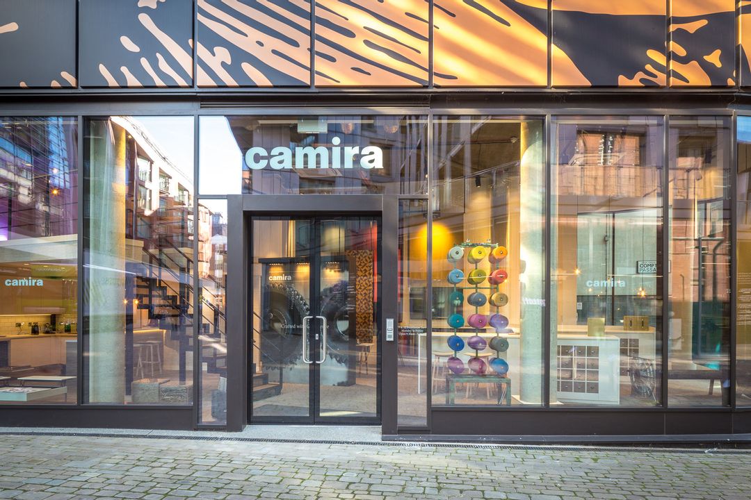Entrance to Camira's Showroom in Clerkenwell