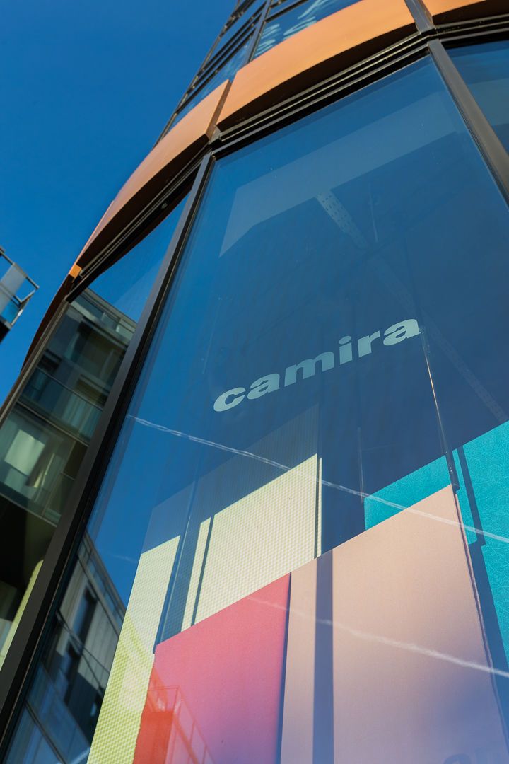 Camira's showroom in Clerkenwell. Building Front
                        elevation